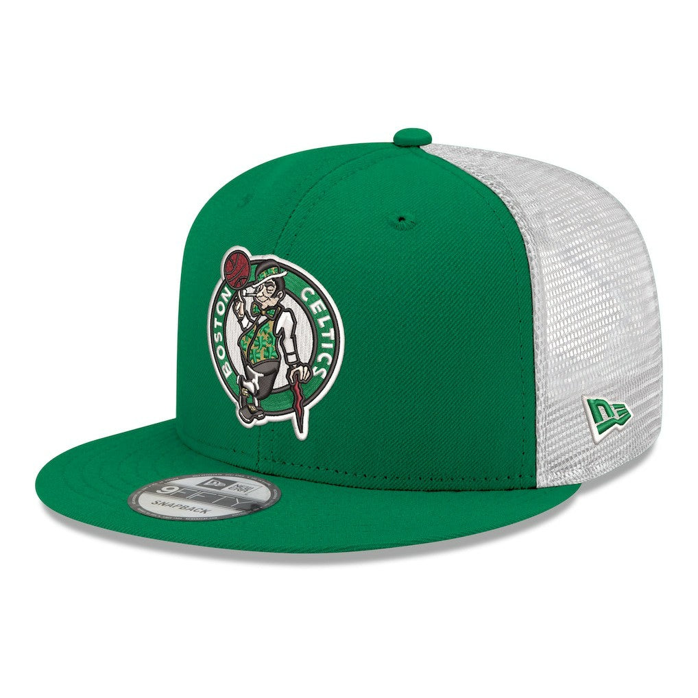 Boston Celtics Core Logo Meshback 9FIFTY Snapback Hat Kelly Green | New Era outlet