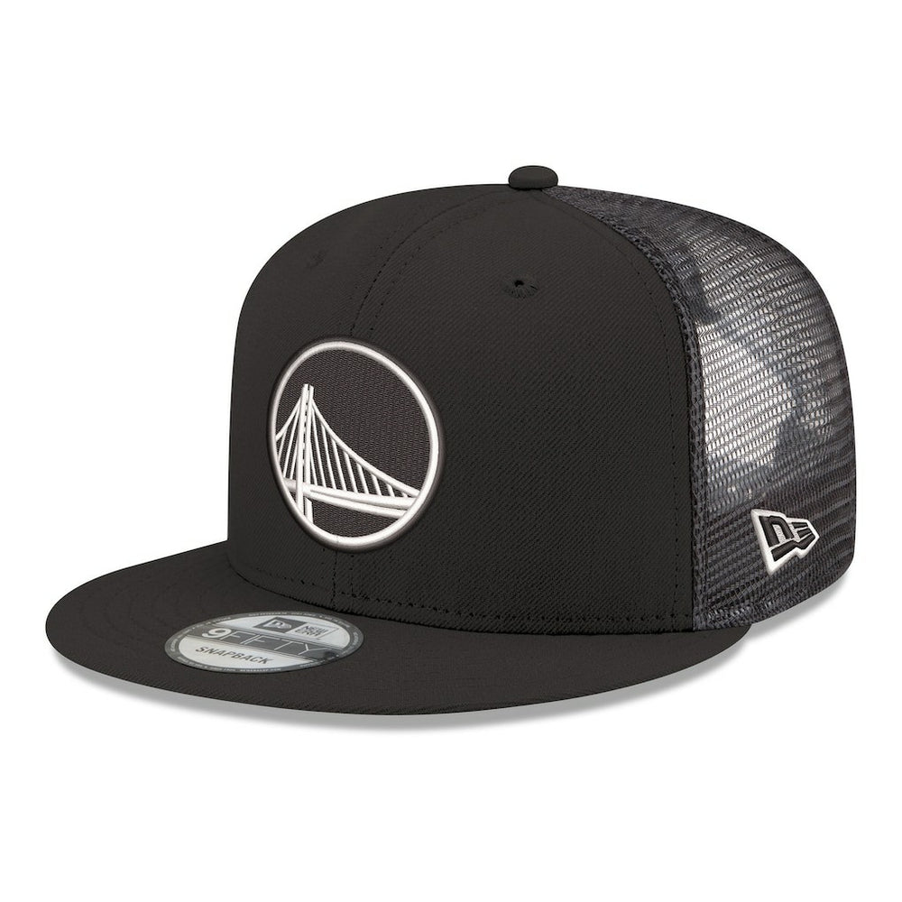 Golden State Warriors Core Logo Meshback 9FIFTY Snapback Hat for sale Black | New Era for sale
