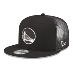 Golden State Warriors Core Logo Meshback 9FIFTY Snapback Hat for sale Black | New Era for sale