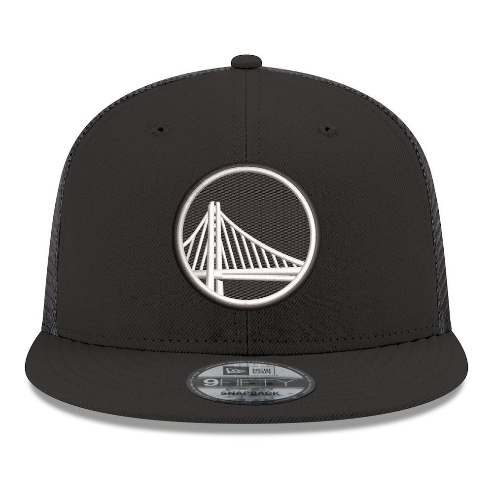Golden State Warriors Core Logo Meshback 9FIFTY Snapback Hat for sale Black | New Era for sale