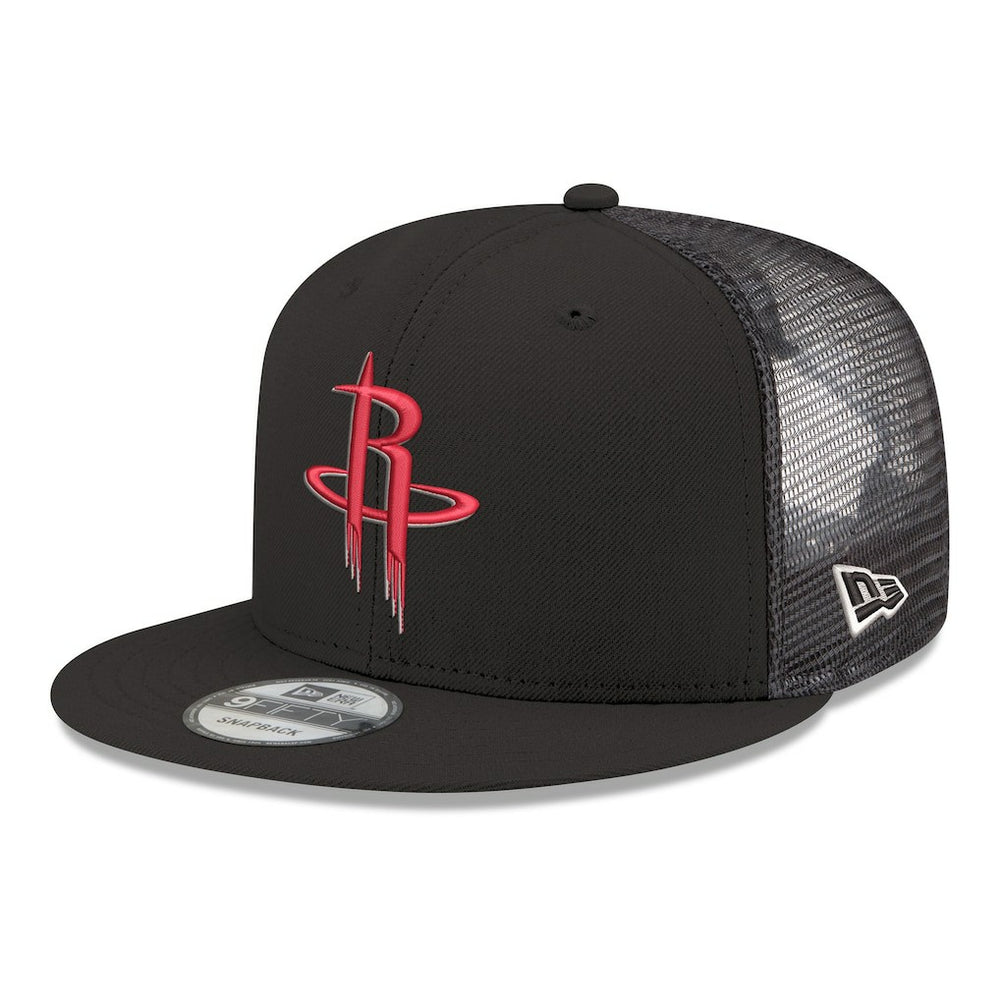 Houston Rockets Core Logo Meshback 9FIFTY Snapback Hat for sale Black | New Era outlet