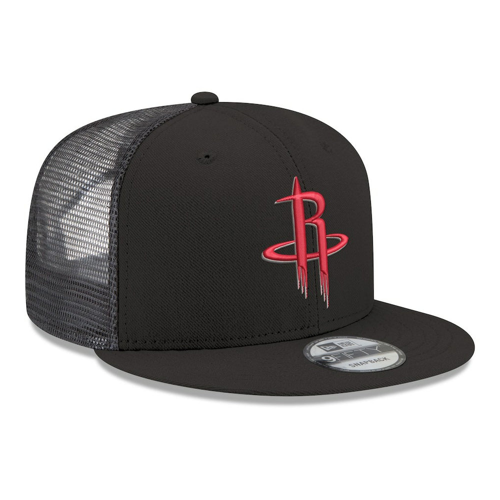 Houston Rockets Core Logo Meshback 9FIFTY Snapback Hat for sale Black | New Era outlet