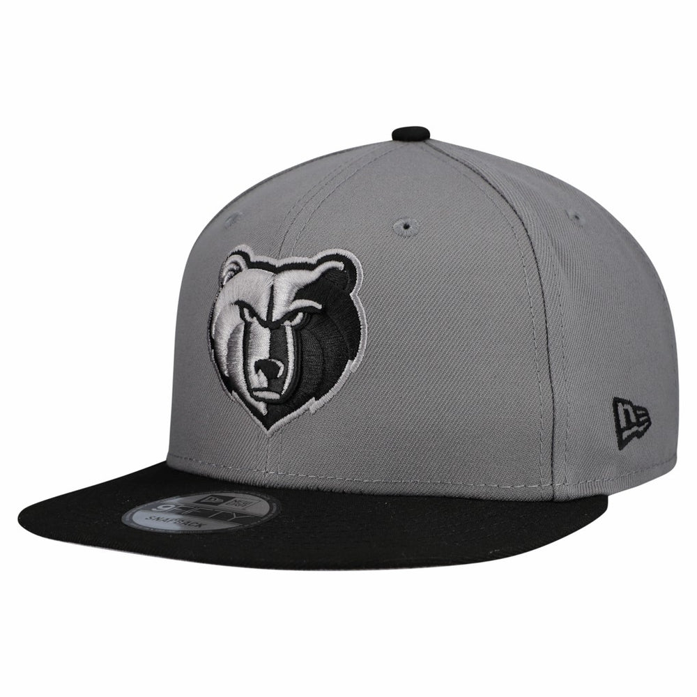 Memphis Grizzlies Core Logo Storm Gray Two-Tone 9FIFTY Snapback Hat Gray | New Era online
