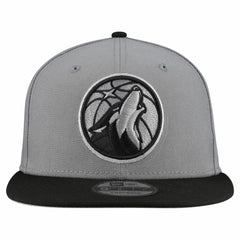 Minnesota Timberwolves Core Logo Storm Gray Two-Tone 9FIFTY Snapback Hat Gray | New Era for sale