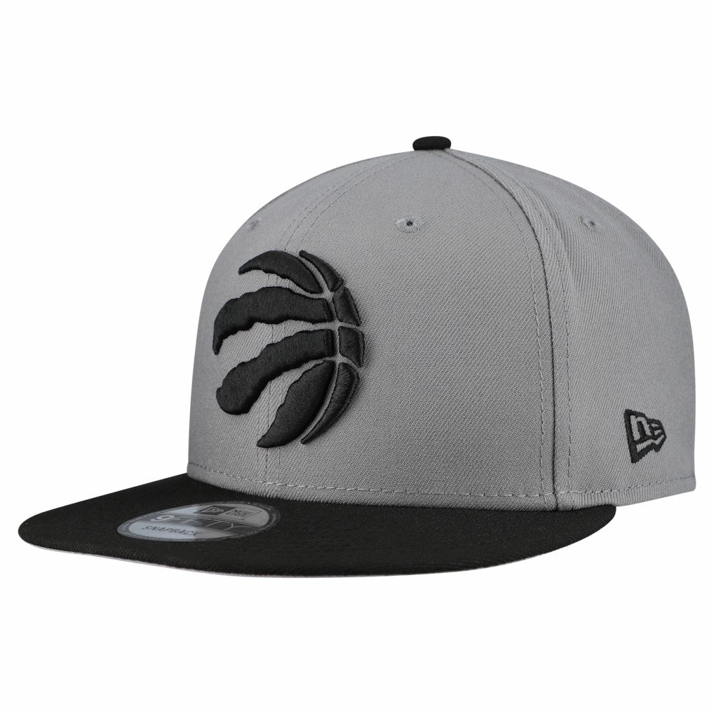 Toronto Raptors Core Logo Storm Gray Two-Tone 9FIFTY Snapback Hat Gray | New Era online