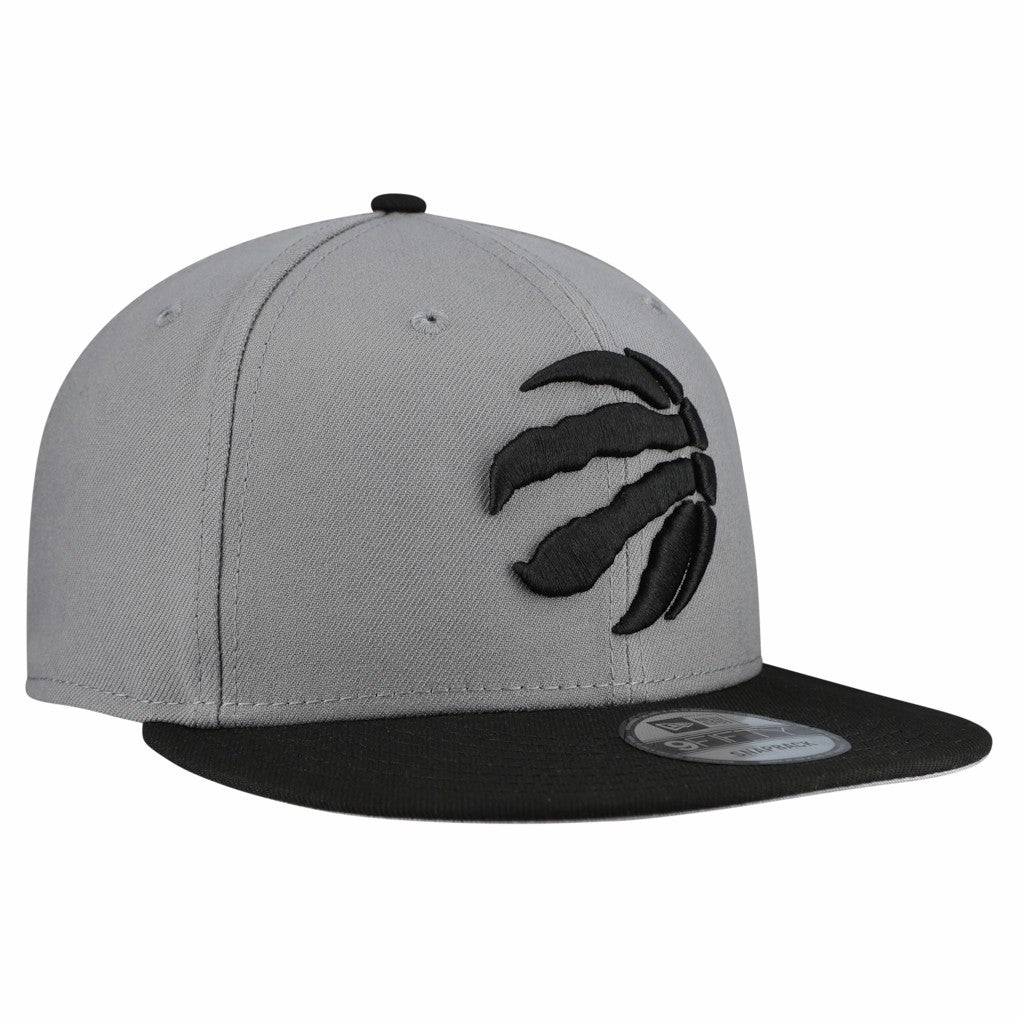 Toronto Raptors Core Logo Storm Gray Two-Tone 9FIFTY Snapback Hat Gray | New Era online