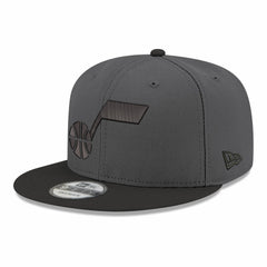 Utah Jazz Logo 2-Tone 9FIFTY Snapback Hat Gray/Black | New Era US