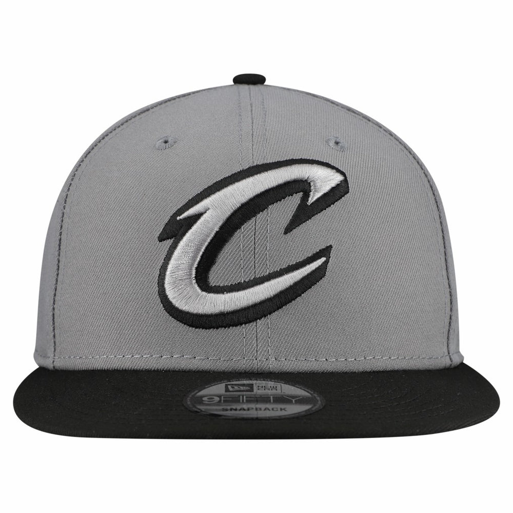 Cleveland Cavaliers Core Logo Storm Gray Two-Tone 9FIFTY Snapback Hat for sale Gray | New Era for sale