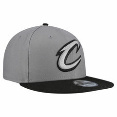 Cleveland Cavaliers Core Logo Storm Gray Two-Tone 9FIFTY Snapback Hat for sale Gray | New Era for sale
