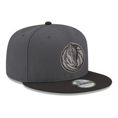 Dallas Mavericks Logo 2-Tone 9FIFTY Snapback Hat for sale Gray/Black | New Era discount