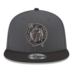 Boston Celtics Logo 2-Tone 9FIFTY Snapback Hat Gray/Black | New Era US