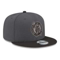 Boston Celtics Logo 2-Tone 9FIFTY Snapback Hat Gray/Black | New Era US