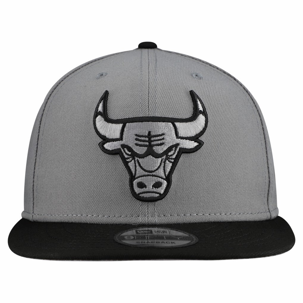 Chicago Bulls Core Logo Storm Gray Two-Tone 9FIFTY Snapback Hat Gray | New Era Lifestyle
