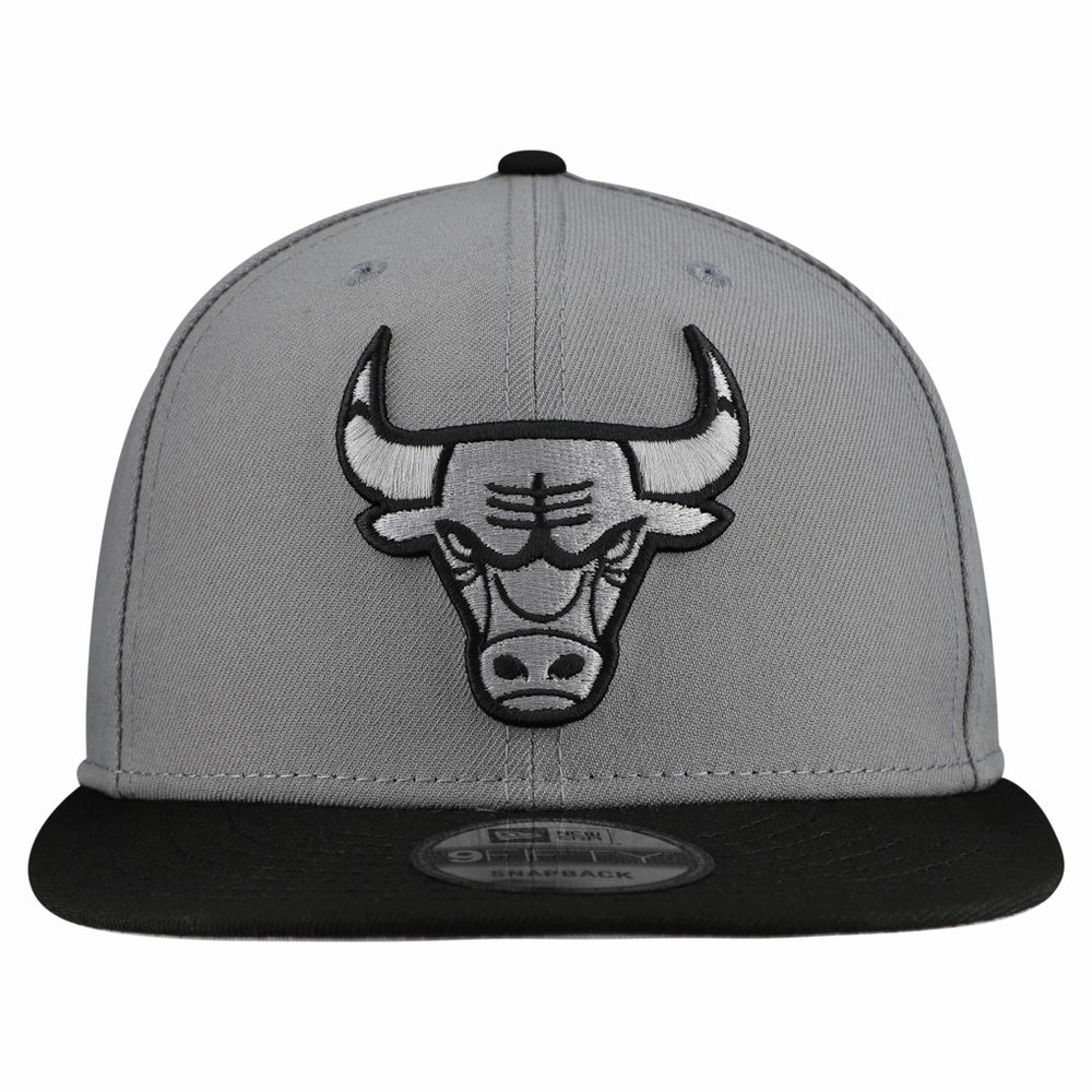 Chicago Bulls Core Logo Storm Gray Two-Tone 9FIFTY Snapback Hat Gray | New Era Lifestyle