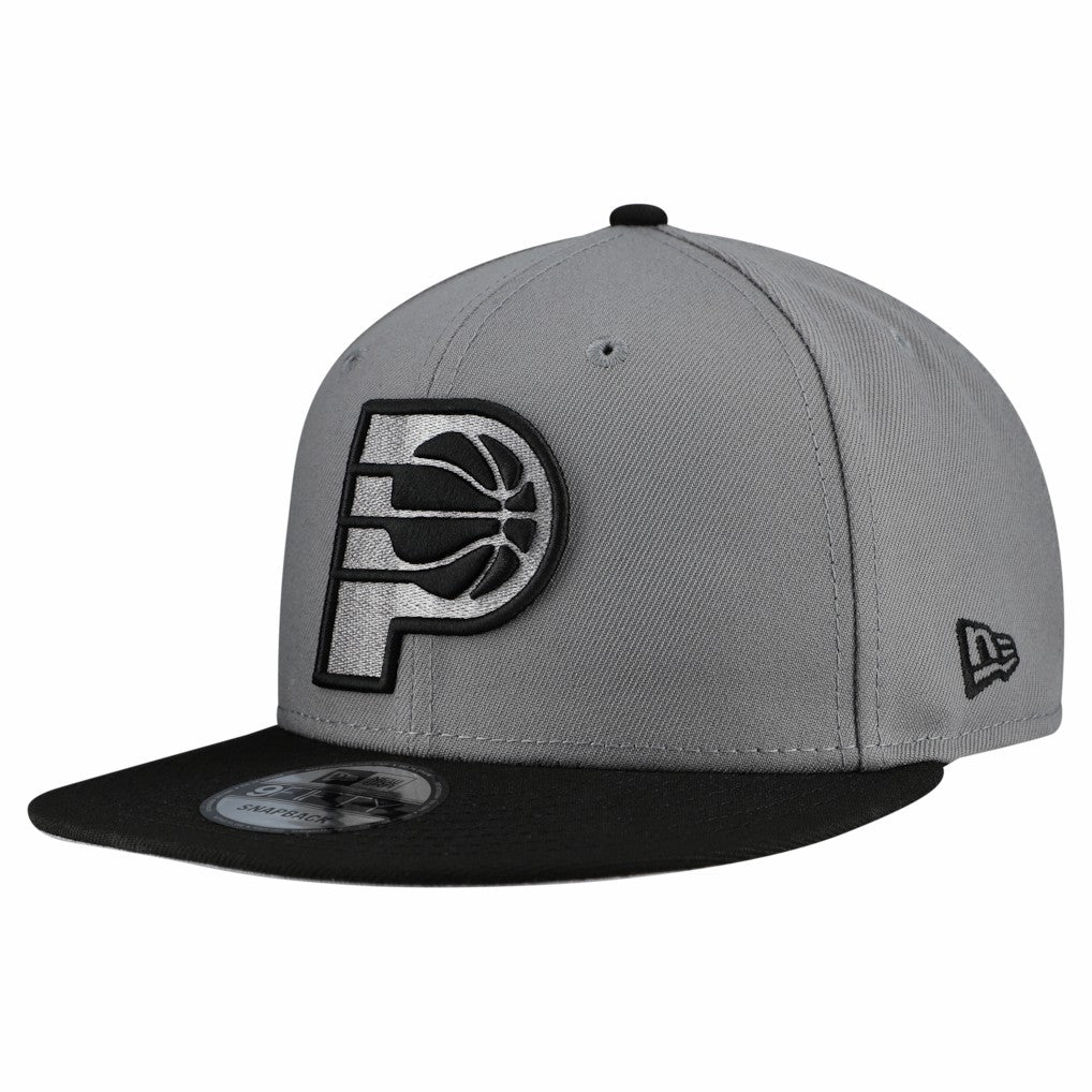Indiana Pacers Core Logo Storm Gray Two-Tone 9FIFTY Snapback Hat Gray | New Era outlet