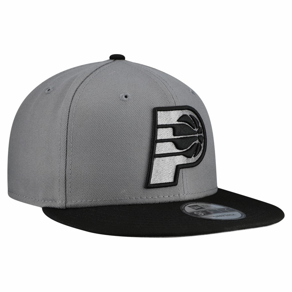 Indiana Pacers Core Logo Storm Gray Two-Tone 9FIFTY Snapback Hat Gray | New Era outlet