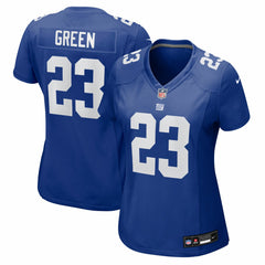 Nike Art Green New York Giants Women's Team Game Jersey Royal