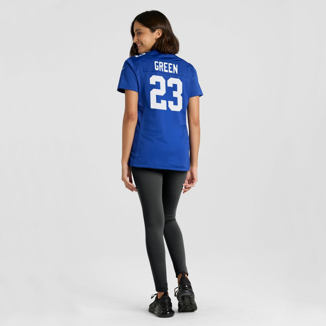 Nike Art Green New York Giants Women's Team Game Jersey Royal