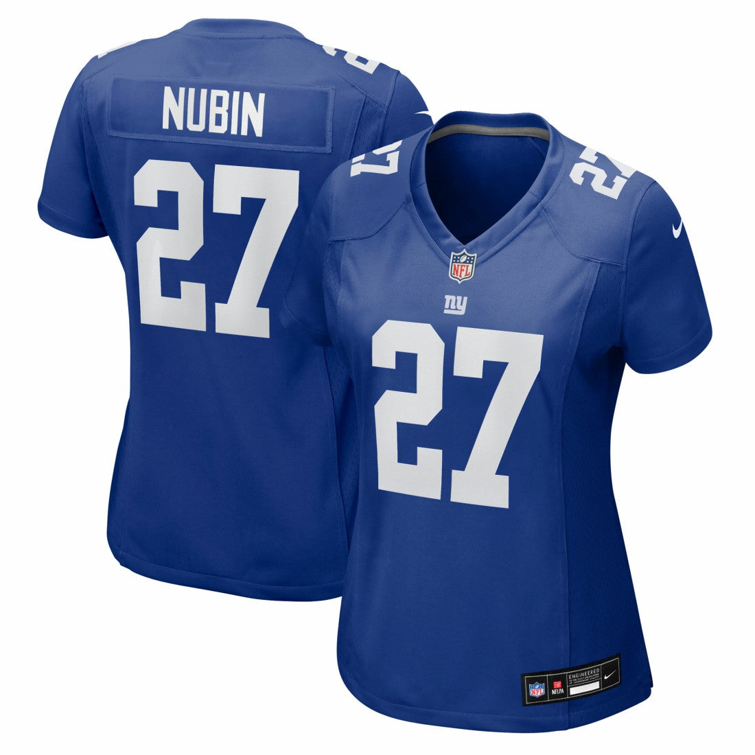 Nike Tyler Nubin New York Giants Women's Team Game Jersey Royal