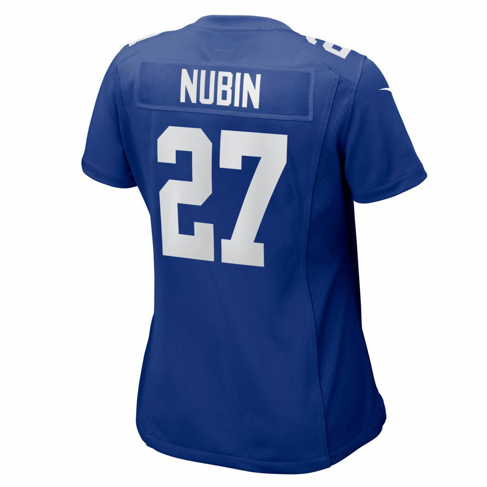 Nike Tyler Nubin New York Giants Women's Team Game Jersey Royal