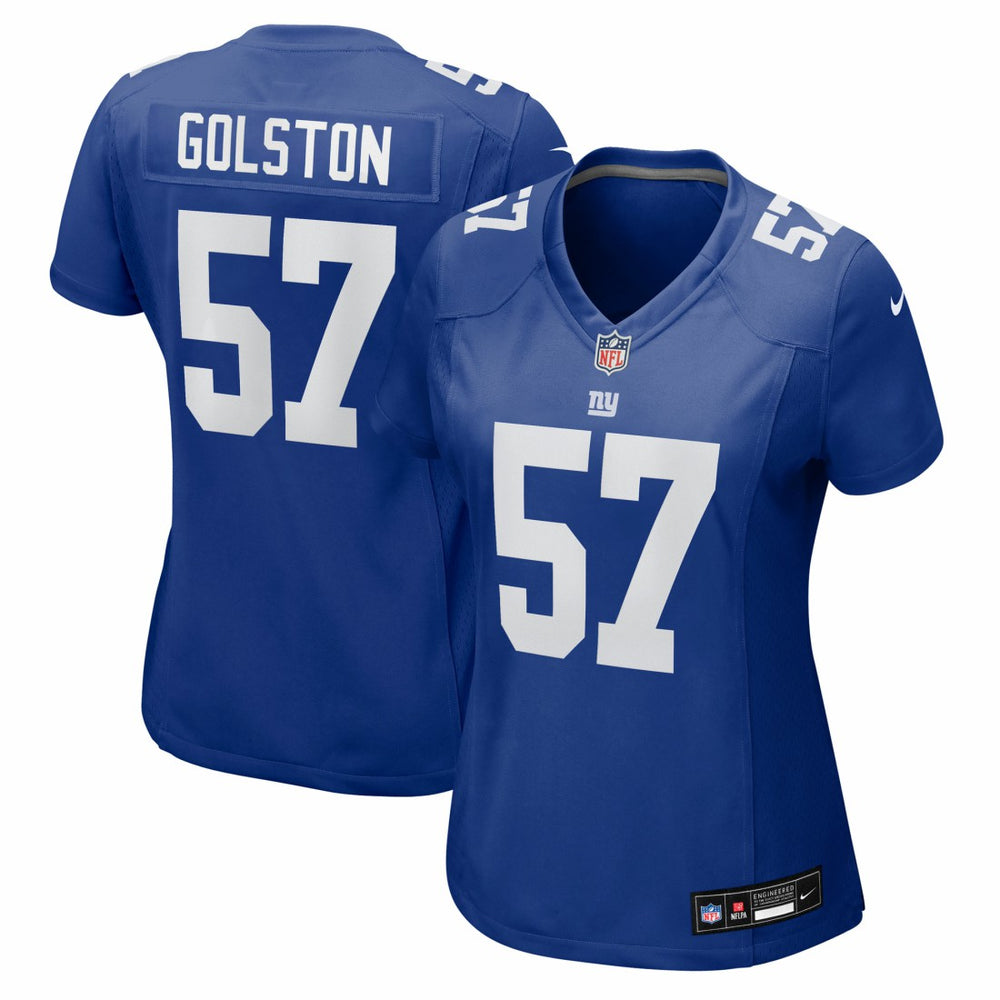 Nike Chauncey Golston New York Giants Women's Team Game Jersey Royal