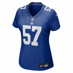 Nike Chauncey Golston New York Giants Women's Team Game Jersey Royal