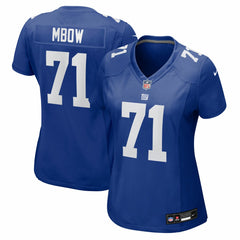Nike Marcus Mbow New York Giants Women's Team Game Jersey Royal