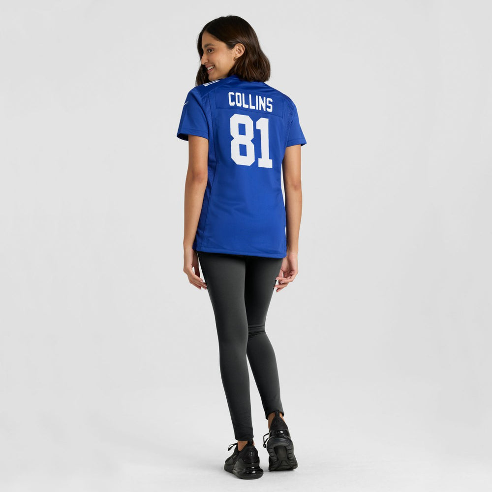 Nike Beaux Collins New York Giants Women's Team Game Jersey Royal