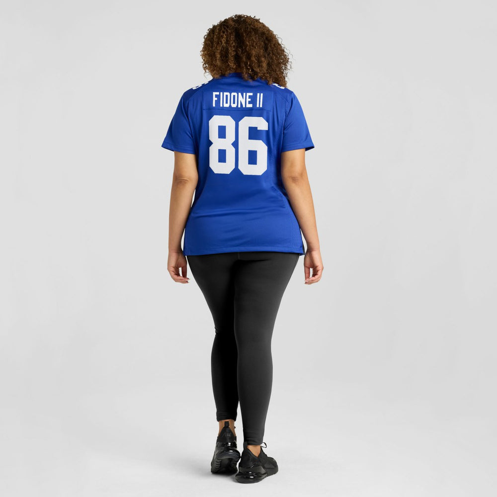 Nike Thomas Fidone II New York Giants Women's Team Game Jersey Royal