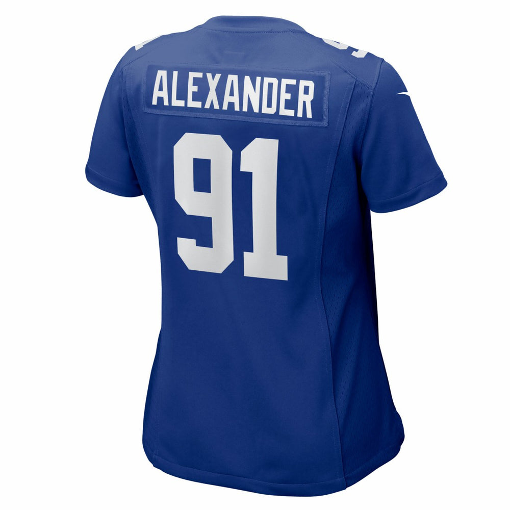 Nike Darius Alexander New York Giants Women's Team Game Jersey Royal
