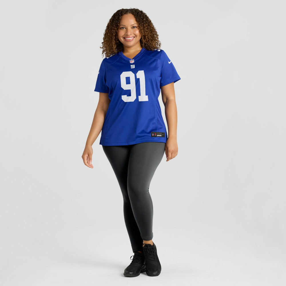 Nike Darius Alexander New York Giants Women's Team Game Jersey Royal