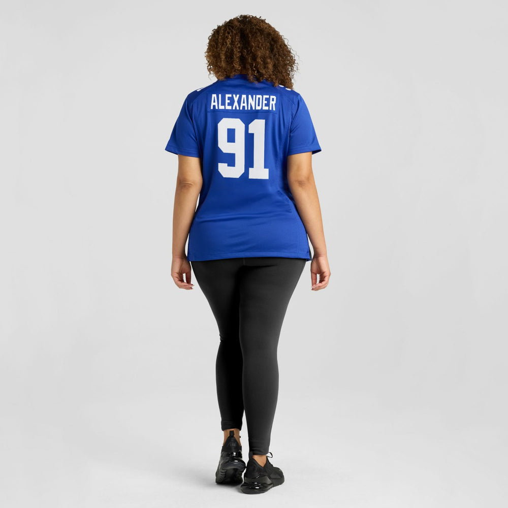 Nike Darius Alexander New York Giants Women's Team Game Jersey Royal