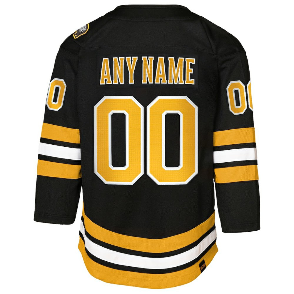 Boston Bruins Youth Home Custom Premier Jersey - Black - NHL 203453362