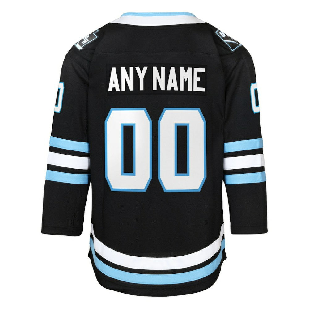 Utah Mammoth Youth Home Premier Custom Jersey - Black - NHL 203453364