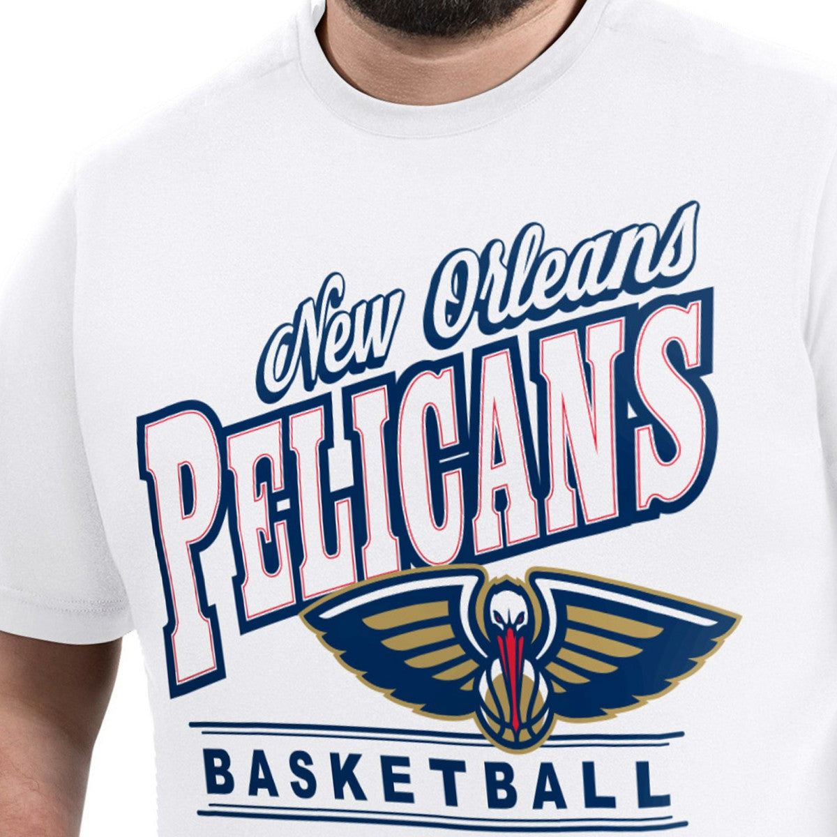 New Orleans Pelicans G-III Sports by Carl Banks Adaptive Headliner T-Shirt White