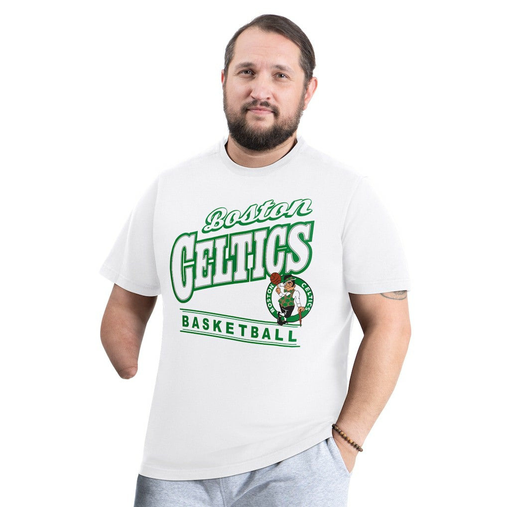 Boston Celtics G-III Sports by Carl Banks Adaptive Headliner T-Shirt White