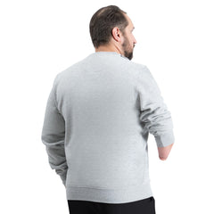 Milwaukee Bucks G-III Sports by Carl Banks Adaptive Headliner Fleece Crewneck Sweatshirt Gray