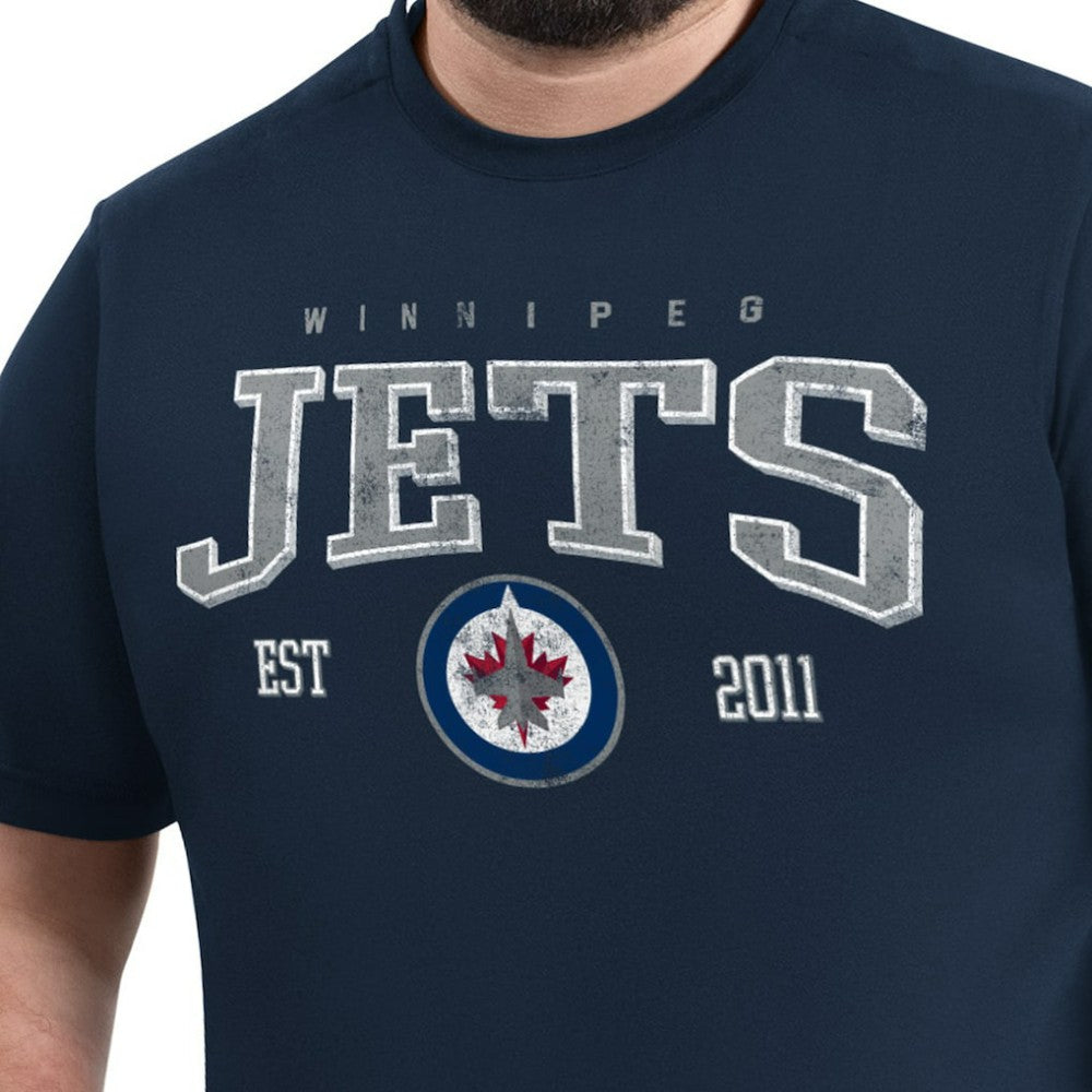 Winnipeg Jets G-III Sports by Carl Banks Adaptive Classic Team Graphic T-Shirt - Navy - NHL 203456408
