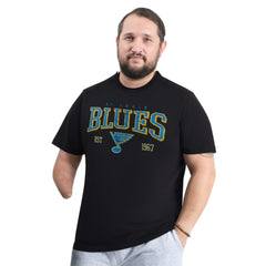 St. Louis Blues G-III Sports by Carl Banks Adaptive Classic Team Graphic T-Shirt - Black - NHL 203456416