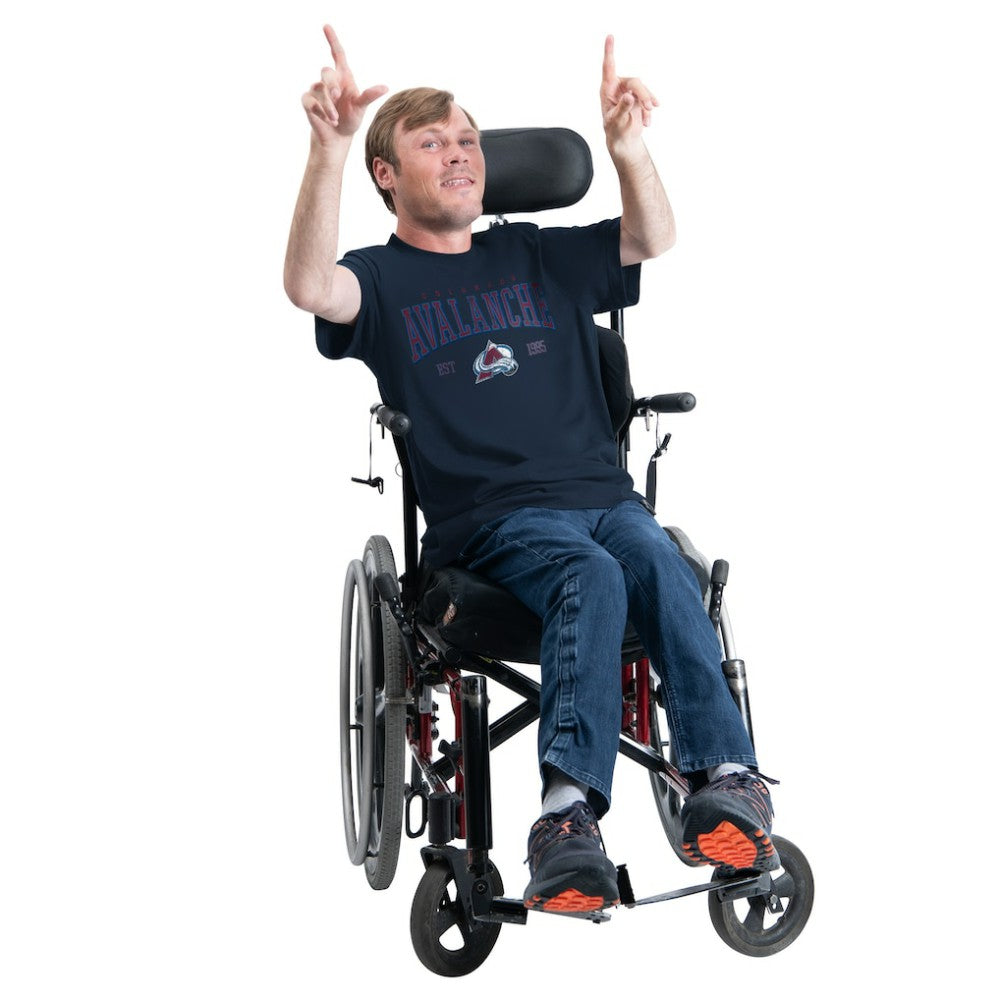Colorado Avalanche G-III Sports by Carl Banks Adaptive Classic Team Graphic T-Shirt - Navy - NHL 203456418