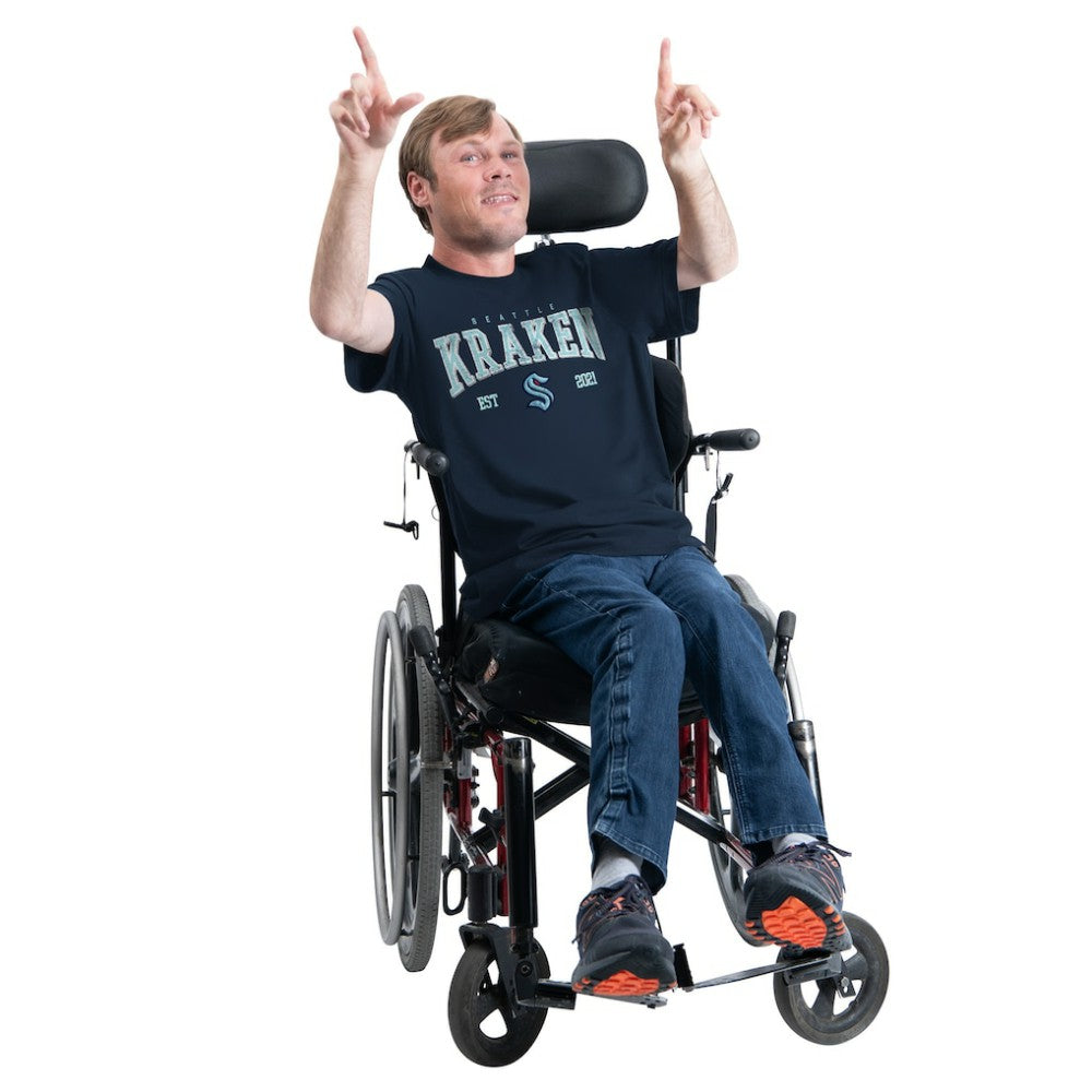 Seattle Kraken G-III Sports by Carl Banks Adaptive Classic Team Graphic T-Shirt - Navy - NHL 203456423