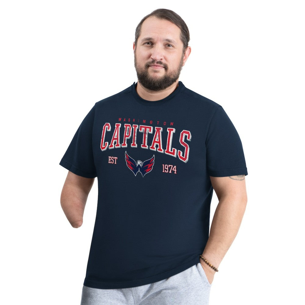 Washington Capitals G-III Sports by Carl Banks Adaptive Classic Team Graphic T-Shirt - Navy - NHL 203456425