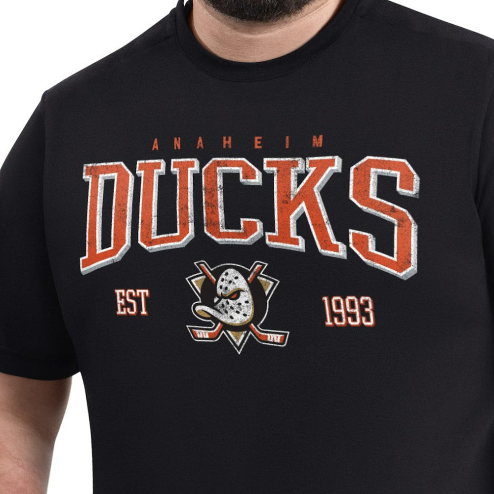 Anaheim Ducks G-III Sports by Carl Banks Adaptive Classic Team Graphic T-Shirt - Black - NHL 203456426