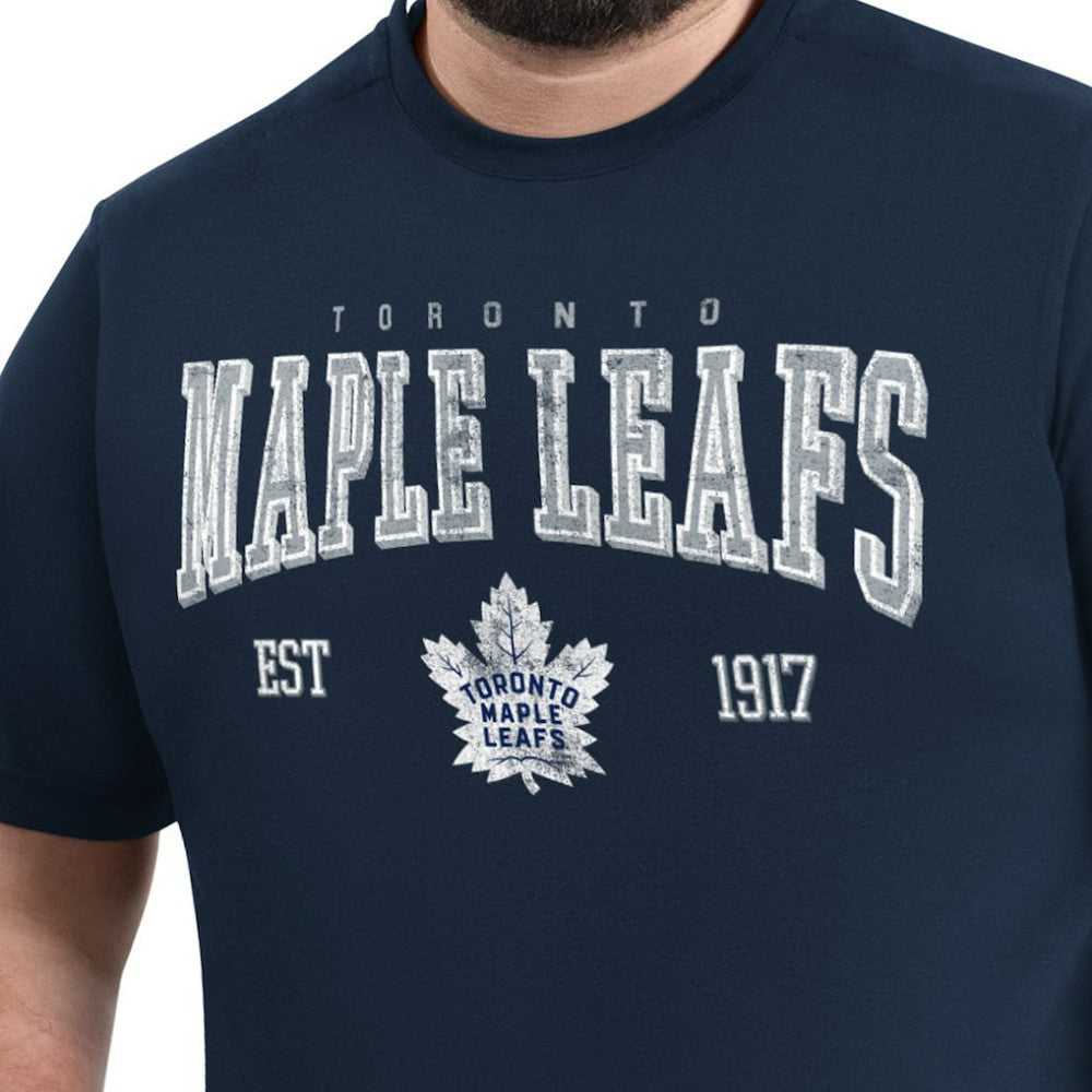 Toronto Maple Leafs G-III Sports by Carl Banks Adaptive Classic Team Graphic T-Shirt - Navy - NHL 203456428