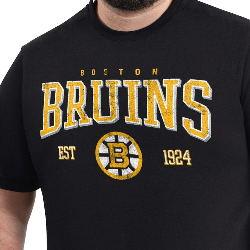 Boston Bruins G-III Sports by Carl Banks Adaptive Classic Team Graphic T-Shirt - Black - NHL 203456432