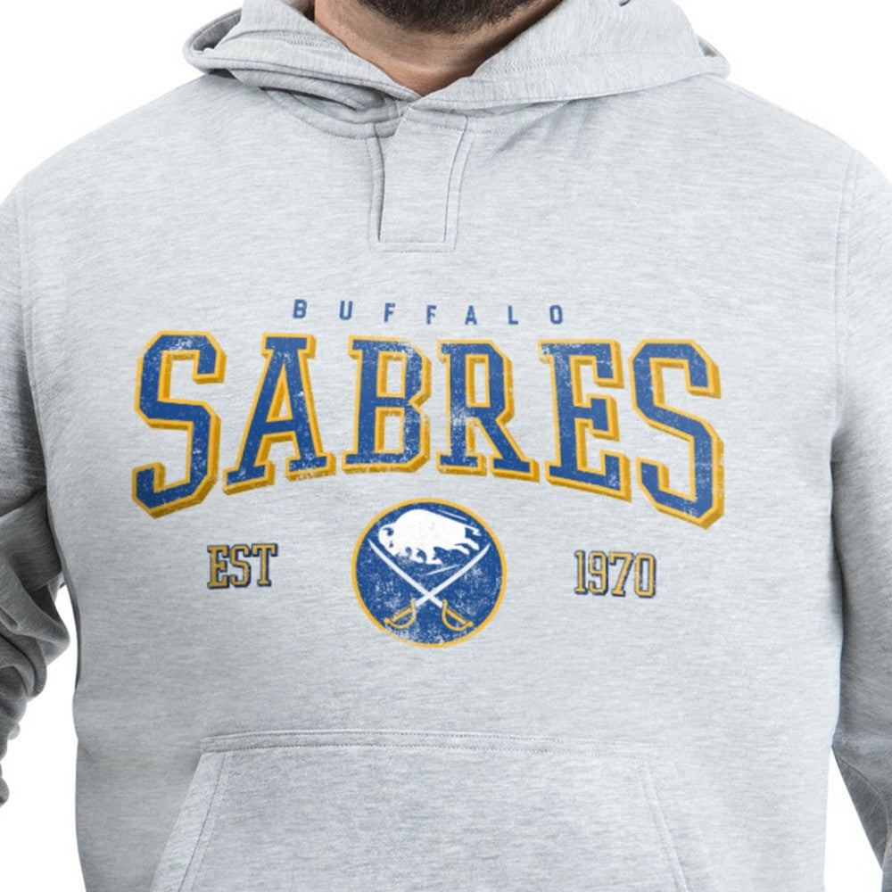 Buffalo Sabres G-III Sports by Carl Banks Adaptive Classic Team Spirit Fleece Hoodie - Gray - NHL 203456452