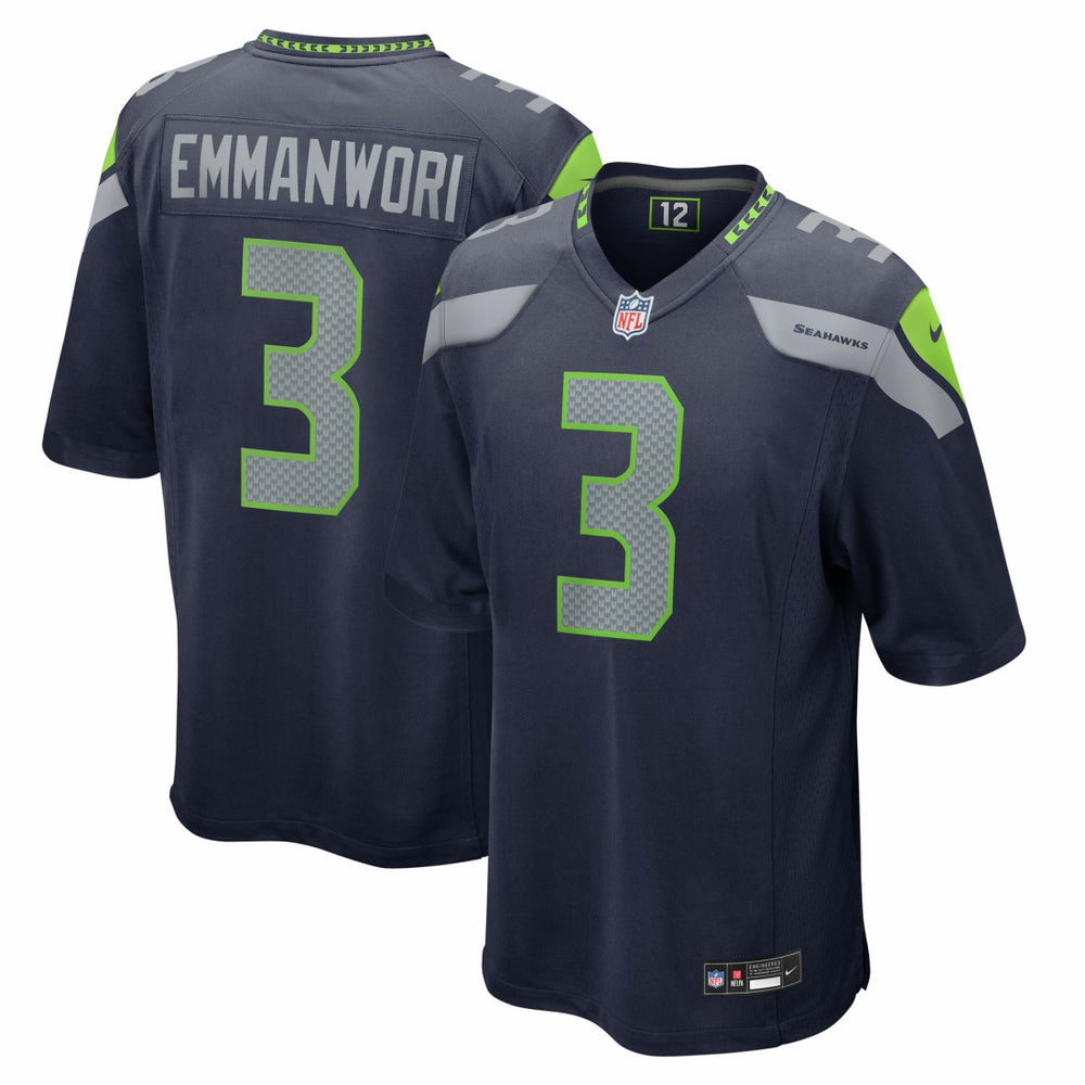 Nike Nick Emmanwori Seattle Seahawks Team Game Jersey College Navy