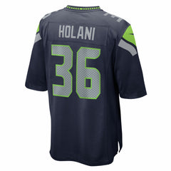 Nike George Holani Seattle Seahawks Team Game Jersey College Navy