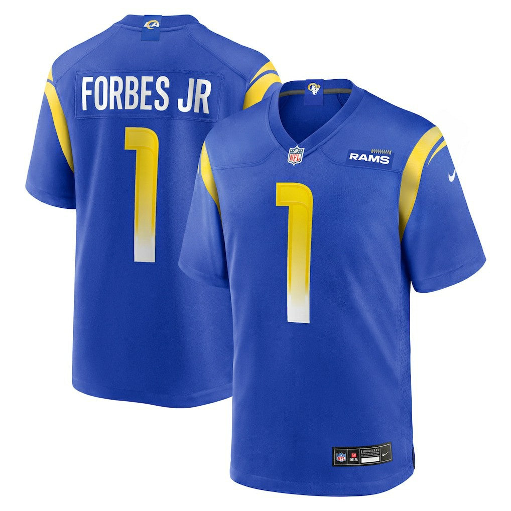 Nike Emmanuel Forbes Jr. Los Angeles Rams Team Game Jersey Royal