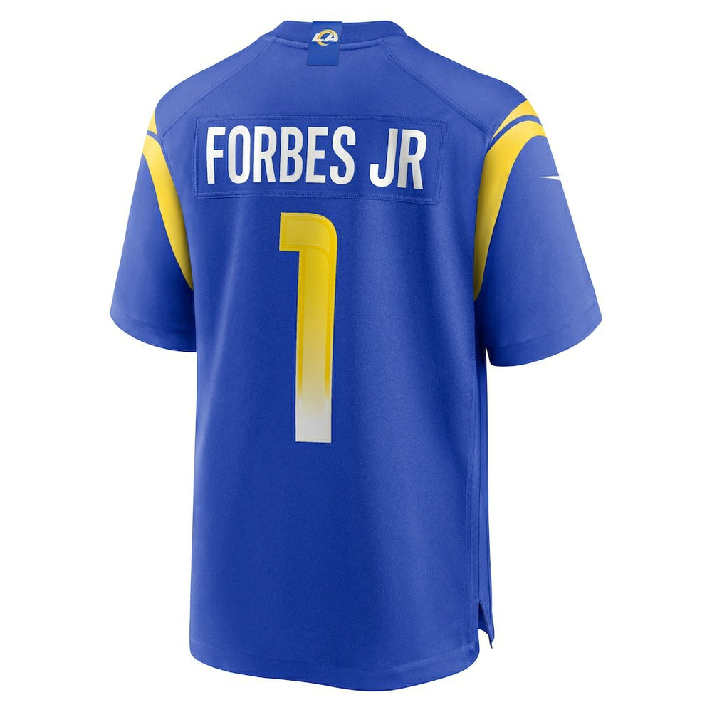 Nike Emmanuel Forbes Jr. Los Angeles Rams Team Game Jersey Royal